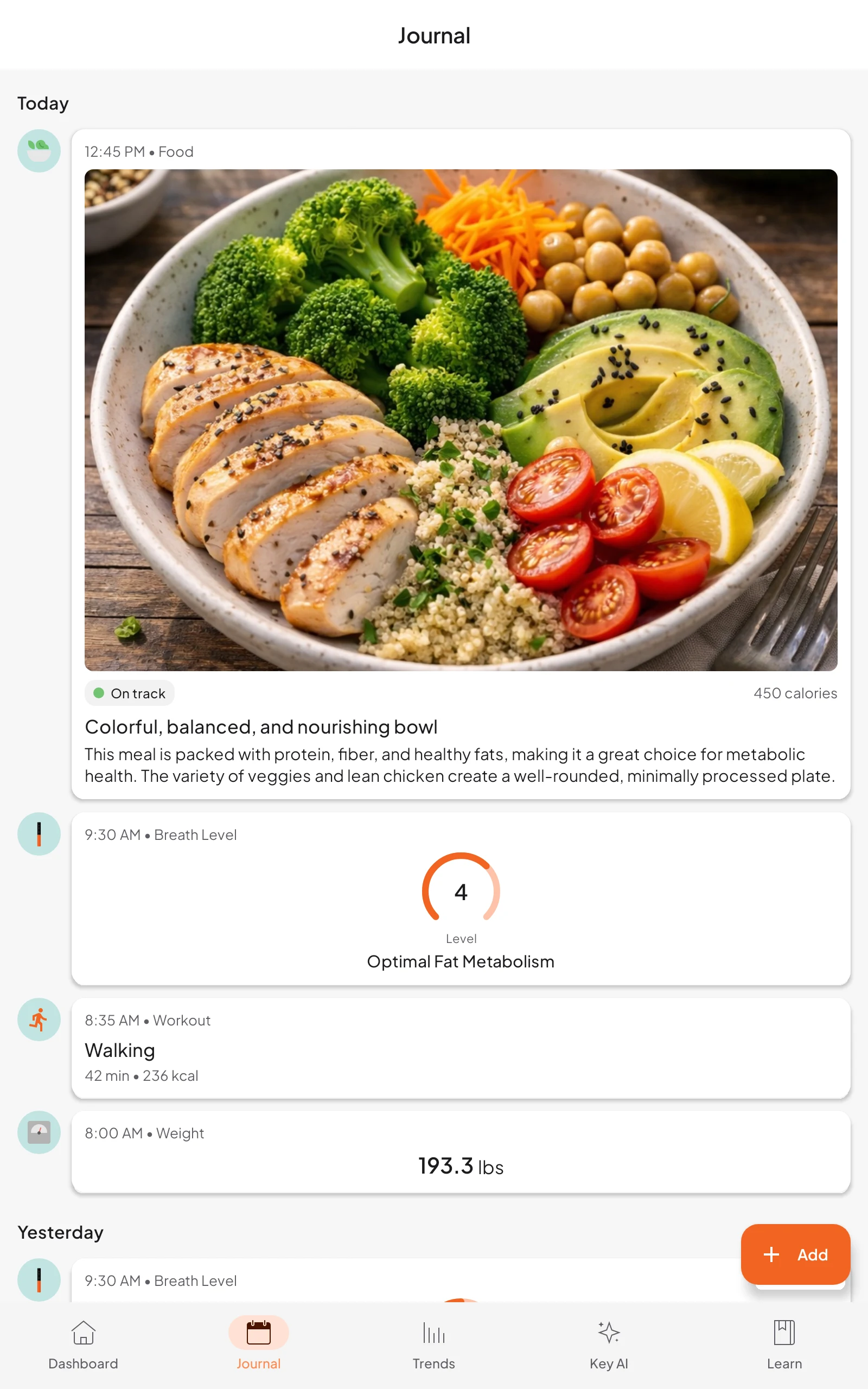 Key to Health: Metabolic AI screenshot