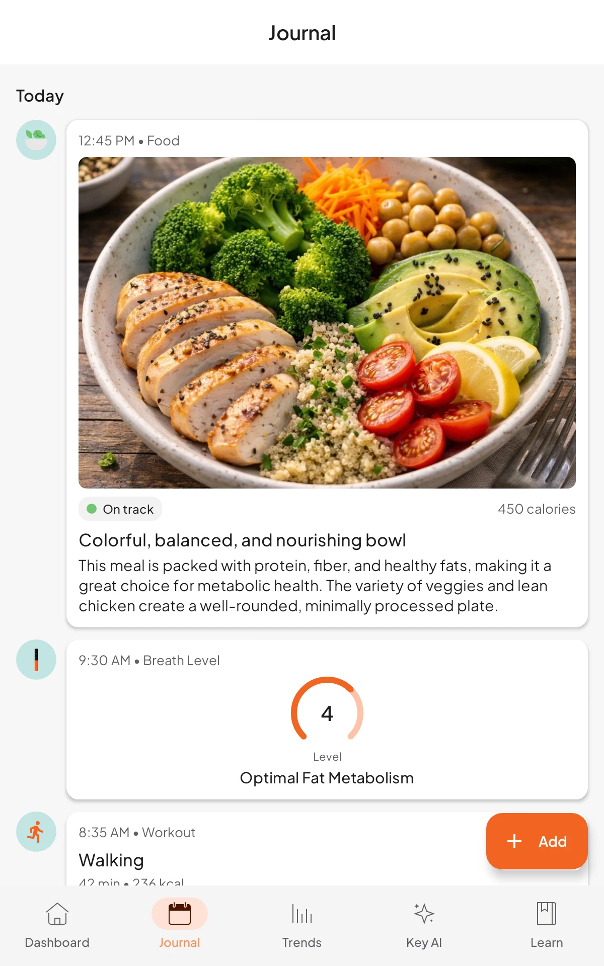 Key to Health: Metabolic AI screenshot