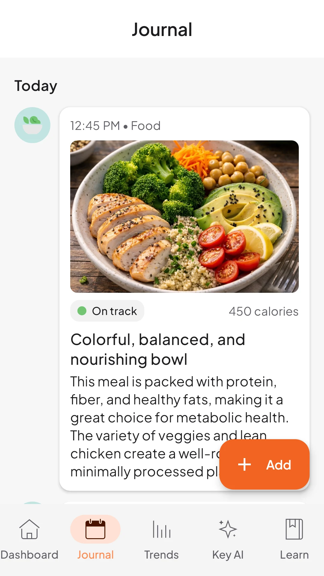 Key to Health: Metabolic AI screenshot